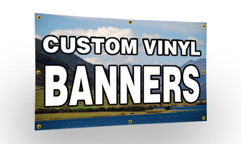 "New" Vinyl Banners. 2 - 4 Production days